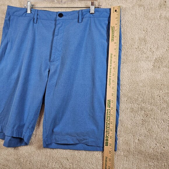 7 Diamonds Mens Size 38 Performance Shorts Blue - Picture 6 of 6